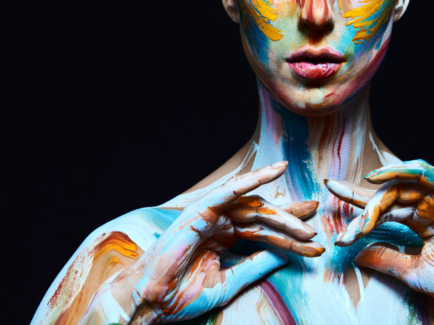 Bodypaintingfarbe Clean Colours Hellblau