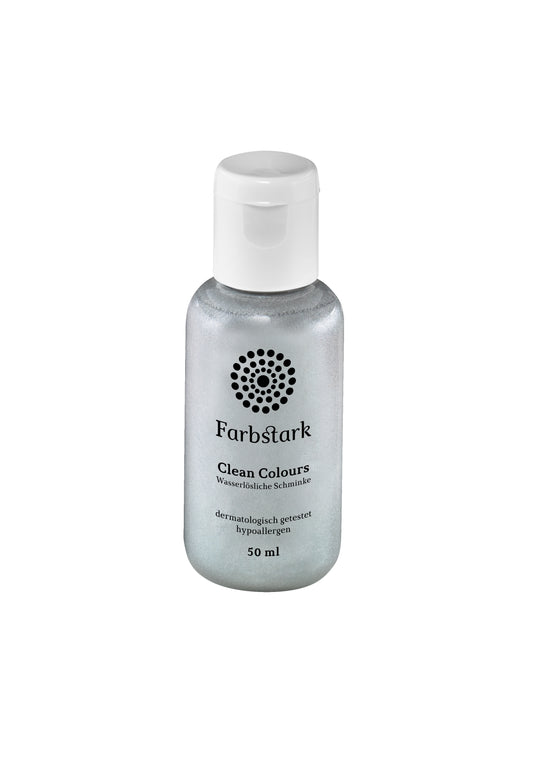 Bodypaintingfarbe Clean Colours Silber